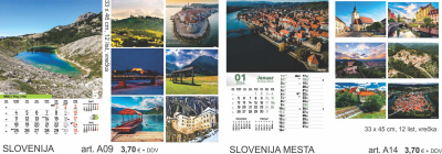 Koledarji 2026 Slovenija, cvetje